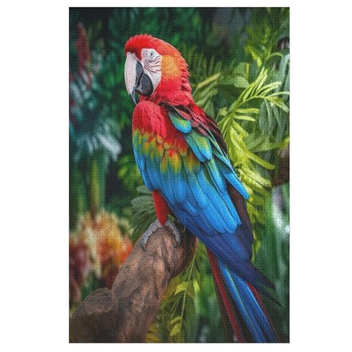 Holzpuzzle 1000 Teile, Papagei Puzzles Erwachsene Und Kinder, Am Besten Für Die Familienspielsammlung 78×53cm Holzpuzzle 1000 Teile, Papagei Puzzles Erwachsene Und Kinder, Am Besten Für Die Familienspielsammlung 78×53cm von GGJJTT