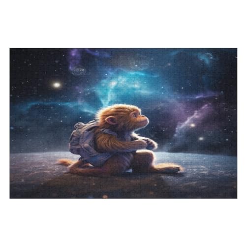 Holzpuzzles 1000 Teile AFFE -Puzzle Für Jungen Und Mädchen, Schwierigkeitsgrad, Lernspiele, Familienspielzeug 75×50cm Holzpuzzles 1000 Teile AFFE -Puzzle Für Jungen Und Mädchen, Schwierigkeitsgrad, Lernspiele, Familienspielzeug 75×50cm von GGJJTT