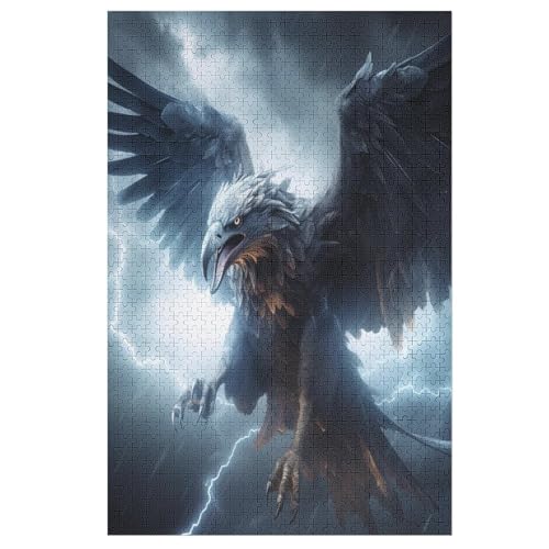 Holzpuzzles 1000 Teile Adler -Puzzle Für Jungen Und Mädchen, Schwierigkeitsgrad, Lernspiele, Familienspielzeug 78×53cm Holzpuzzles 1000 Teile Adler -Puzzle Für Jungen Und Mädchen, Schwierigkeitsgrad, Lernspiele, Familienspielzeug 78×53cm von GGJJTT