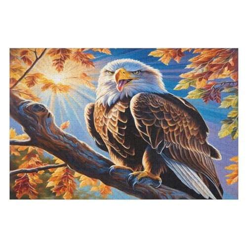 Holzpuzzles 1000 Teile Adler -Puzzle Für Jungen Und Mädchen, Schwierigkeitsgrad, Lernspiele, Familienspielzeug 75×50cm Holzpuzzles 1000 Teile Adler -Puzzle Für Jungen Und Mädchen, Schwierigkeitsgrad, Lernspiele, Familienspielzeug 75×50cm von GGJJTT
