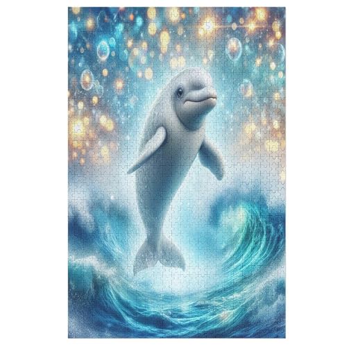 Holzpuzzles 1000 Teile Delfin -Puzzle Für Jungen Und Mädchen, Schwierigkeitsgrad, Lernspiele, Familienspielzeug 78×53cm Holzpuzzles 1000 Teile Delfin -Puzzle Für Jungen Und Mädchen, Schwierigkeitsgrad, Lernspiele, Familienspielzeug 78×53cm von GGJJTT