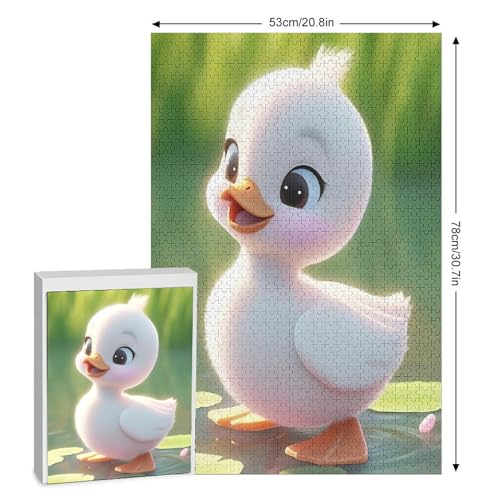 Holzpuzzles 1000 Teile Ente -Puzzle Für Jungen Und Mädchen, Schwierigkeitsgrad, Lernspiele, Familienspielzeug 78×53cm Holzpuzzles 1000 Teile Ente -Puzzle Für Jungen Und Mädchen, Schwierigkeitsgrad, Lernspiele, Familienspielzeug 78×53cm von GGJJTT