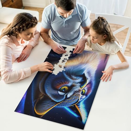 Holzpuzzles 1000 Teile Eule -Puzzle Für Jungen Und Mädchen, Schwierigkeitsgrad, Lernspiele, Familienspielzeug 78×53cm Holzpuzzles 1000 Teile Eule -Puzzle Für Jungen Und Mädchen, Schwierigkeitsgrad, Lernspiele, Familienspielzeug 78×53cm von GGJJTT