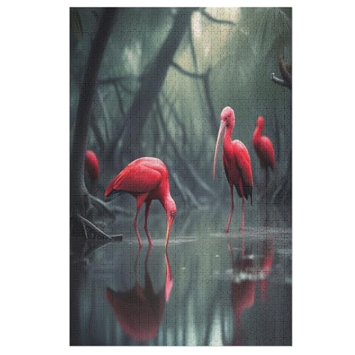 Holzpuzzles 1000 Teile Flamingo -Puzzle Für Jungen Und Mädchen, Schwierigkeitsgrad, Lernspiele, Familienspielzeug 78×53cm Holzpuzzles 1000 Teile Flamingo -Puzzle Für Jungen Und Mädchen, Schwierigkeitsgrad, Lernspiele, Familienspielzeug 78×53cm von GGJJTT