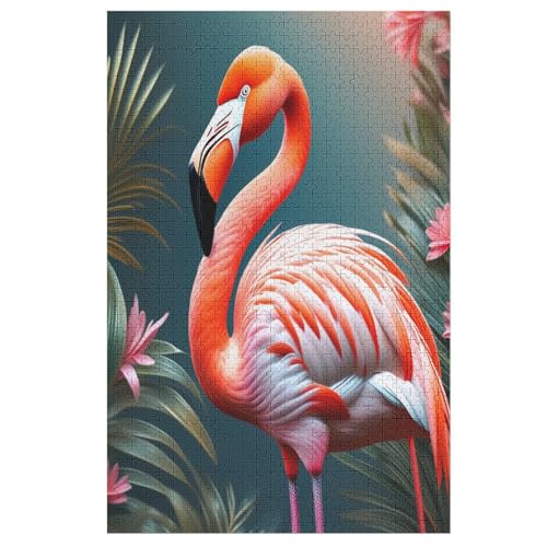 Holzpuzzles 1000 Teile Flamingo -Puzzle Für Jungen Und Mädchen, Schwierigkeitsgrad, Lernspiele, Familienspielzeug 78×53cm Holzpuzzles 1000 Teile Flamingo -Puzzle Für Jungen Und Mädchen, Schwierigkeitsgrad, Lernspiele, Familienspielzeug 78×53cm von GGJJTT