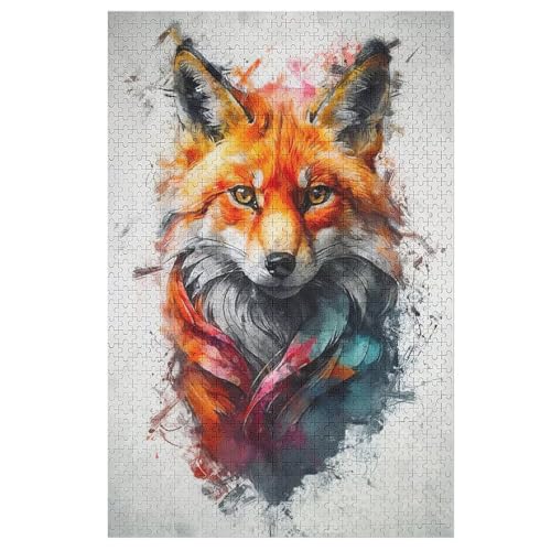 Holzpuzzles 1000 Teile Fuchs -Puzzle Für Jungen Und Mädchen, Schwierigkeitsgrad, Lernspiele, Familienspielzeug 78×53cm Holzpuzzles 1000 Teile Fuchs -Puzzle Für Jungen Und Mädchen, Schwierigkeitsgrad, Lernspiele, Familienspielzeug 78×53cm von GGJJTT