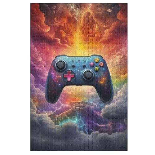 Holzpuzzles 1000 Teile Gamepad -Puzzle Für Jungen Und Mädchen, Schwierigkeitsgrad, Lernspiele, Familienspielzeug 78×53cm Holzpuzzles 1000 Teile Gamepad -Puzzle Für Jungen Und Mädchen, Schwierigkeitsgrad, Lernspiele, Familienspielzeug 78×53cm von GGJJTT