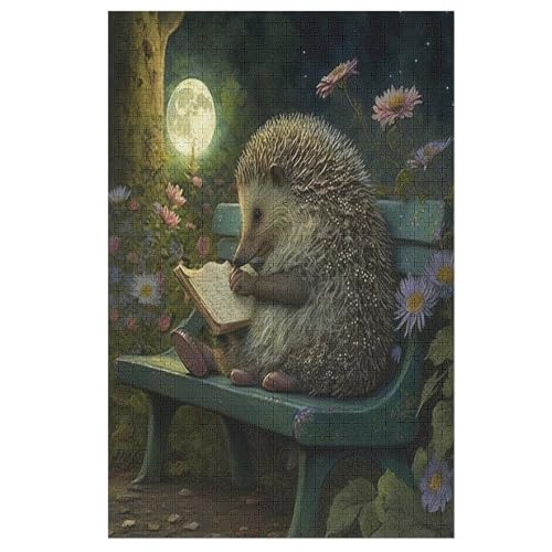 Holzpuzzles 1000 Teile Igel -Puzzle Für Jungen Und Mädchen, Schwierigkeitsgrad, Lernspiele, Familienspielzeug 78×53cm Holzpuzzles 1000 Teile Igel -Puzzle Für Jungen Und Mädchen, Schwierigkeitsgrad, Lernspiele, Familienspielzeug 78×53cm von GGJJTT