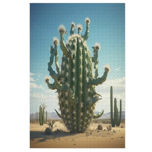 Holzpuzzles 1000 Teile Kaktus -Puzzle Für Jungen Und Mädchen, Schwierigkeitsgrad, Lernspiele, Familienspielzeug 78×53cm Holzpuzzles 1000 Teile Kaktus -Puzzle Für Jungen Und Mädchen, Schwierigkeitsgrad, Lernspiele, Familienspielzeug 78×53cm von GGJJTT