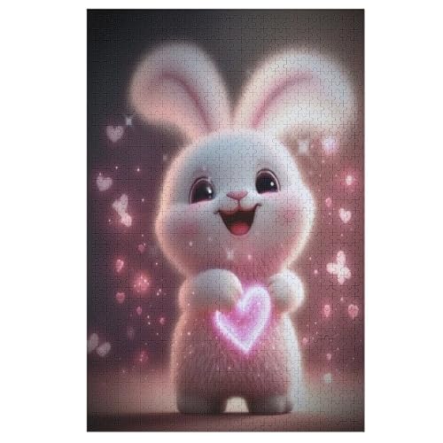 Holzpuzzles 1000 Teile Kaninchen -Puzzle Für Jungen Und Mädchen, Schwierigkeitsgrad, Lernspiele, Familienspielzeug 78×53cm Holzpuzzles 1000 Teile Kaninchen -Puzzle Für Jungen Und Mädchen, Schwierigkeitsgrad, Lernspiele, Familienspielzeug 78×53cm von GGJJTT