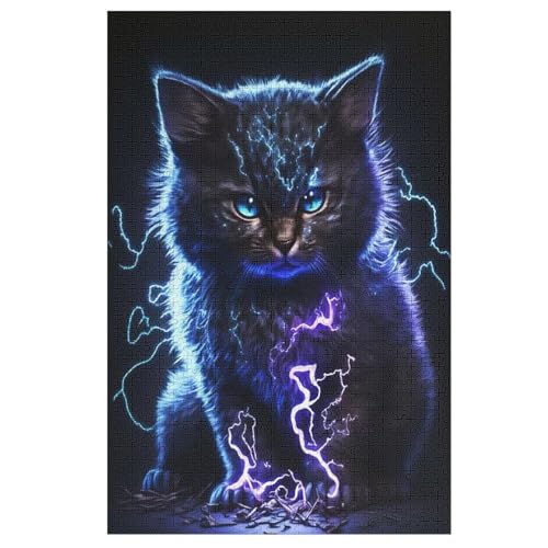 Holzpuzzles 1000 Teile Katze -Puzzle Für Jungen Und Mädchen, Schwierigkeitsgrad, Lernspiele, Familienspielzeug 78×53cm Holzpuzzles 1000 Teile Katze -Puzzle Für Jungen Und Mädchen, Schwierigkeitsgrad, Lernspiele, Familienspielzeug 78×53cm von GGJJTT