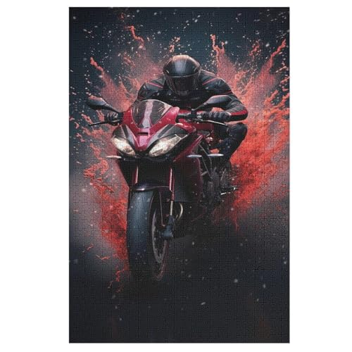 Holzpuzzles 1000 Teile Motorrad -Puzzle Für Jungen Und Mädchen, Schwierigkeitsgrad, Lernspiele, Familienspielzeug 78×53cm Holzpuzzles 1000 Teile Motorrad -Puzzle Für Jungen Und Mädchen, Schwierigkeitsgrad, Lernspiele, Familienspielzeug 78×53cm von GGJJTT