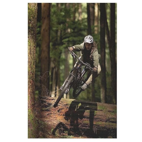 Holzpuzzles 1000 Teile Mountainbike -Puzzle Für Jungen Und Mädchen, Schwierigkeitsgrad, Lernspiele, Familienspielzeug 78×53cm Holzpuzzles 1000 Teile Mountainbike -Puzzle Für Jungen Und Mädchen, Schwierigkeitsgrad, Lernspiele, Familienspielzeug 78×53cm von GGJJTT