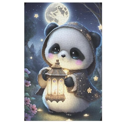 Holzpuzzles 1000 Teile Panda -Puzzle Für Jungen Und Mädchen, Schwierigkeitsgrad, Lernspiele, Familienspielzeug 78×53cm Holzpuzzles 1000 Teile Panda -Puzzle Für Jungen Und Mädchen, Schwierigkeitsgrad, Lernspiele, Familienspielzeug 78×53cm von GGJJTT