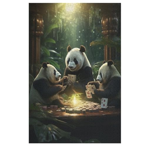 Holzpuzzles 1000 Teile Panda -Puzzle Für Jungen Und Mädchen, Schwierigkeitsgrad, Lernspiele, Familienspielzeug 78×53cm Holzpuzzles 1000 Teile Panda -Puzzle Für Jungen Und Mädchen, Schwierigkeitsgrad, Lernspiele, Familienspielzeug 78×53cm von GGJJTT