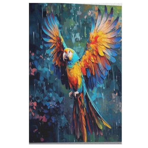 Holzpuzzles 1000 Teile Papagei -Puzzle Für Jungen Und Mädchen, Schwierigkeitsgrad, Lernspiele, Familienspielzeug 78×53cm Holzpuzzles 1000 Teile Papagei -Puzzle Für Jungen Und Mädchen, Schwierigkeitsgrad, Lernspiele, Familienspielzeug 78×53cm von GGJJTT