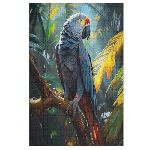 Holzpuzzles 1000 Teile Papagei -Puzzle Für Jungen Und Mädchen, Schwierigkeitsgrad, Lernspiele, Familienspielzeug 78×53cm Holzpuzzles 1000 Teile Papagei -Puzzle Für Jungen Und Mädchen, Schwierigkeitsgrad, Lernspiele, Familienspielzeug 78×53cm von GGJJTT