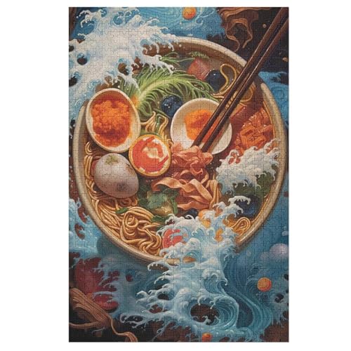 Holzpuzzles 1000 Teile Ramen -Puzzle Für Jungen Und Mädchen, Schwierigkeitsgrad, Lernspiele, Familienspielzeug 78×53cm Holzpuzzles 1000 Teile Ramen -Puzzle Für Jungen Und Mädchen, Schwierigkeitsgrad, Lernspiele, Familienspielzeug 78×53cm von GGJJTT