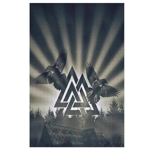 Holzpuzzles 1000 Teile Wikingermythos -Puzzle Für Jungen Und Mädchen, Schwierigkeitsgrad, Lernspiele, Familienspielzeug 78×53cm Holzpuzzles 1000 Teile Wikingermythos -Puzzle Für Jungen Und Mädchen, Schwierigkeitsgrad, Lernspiele, Familienspielzeug 78×53cm von GGJJTT