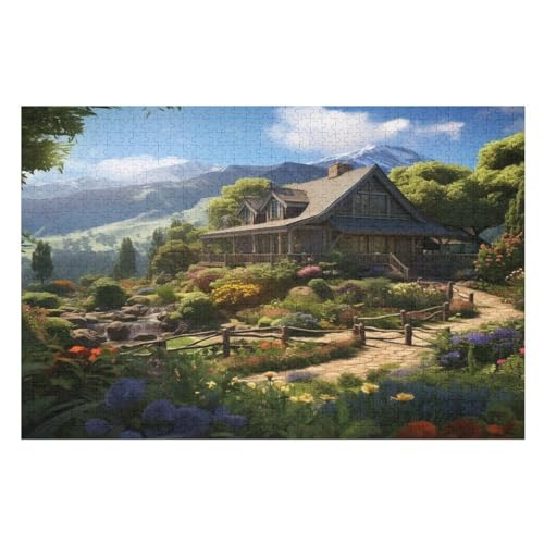 Hütte in einem Bergdorf Puzzle 1000 Teile, Holzpuzzle Für Erwachsene Kinder, Impossible Puzzles, Geschicklichkeitsspiel Für Die Ganze Familie 75×50cm Hütte in einem Bergdorf Puzzle 1000 Teile, Holzpuzzle Für Erwachsene Kinder, Impossible Puzzles, Geschicklichkeitsspiel Für Die Ganze Familie 75×50cm von GGJJTT
