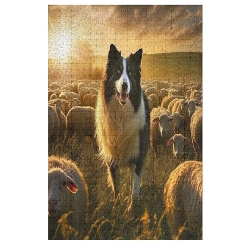Hund Puzzle 1000 Teile, Holzpuzzle Herausforderndes Geschicklichkeitsspiel Für Die Ganze Familie, Kinder Erwachsenenpuzzle Ab 12 Jahren 78×53cm Hund Puzzle 1000 Teile, Holzpuzzle Herausforderndes Geschicklichkeitsspiel Für Die Ganze Familie, Kinder Erwachsenenpuzzle Ab 12 Jahren 78×53cm von GGJJTT