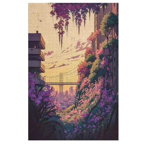 Japanese Style -Puzzle, 1000 Teile,Holzpuzzle Für Erwachsene Kinder, Lustiges Spielzeug, Denkspiel, Bildungsspiel, 78×53cm Japanese Style -Puzzle, 1000 Teile,Holzpuzzle Für Erwachsene Kinder, Lustiges Spielzeug, Denkspiel, Bildungsspiel, 78×53cm von GGJJTT