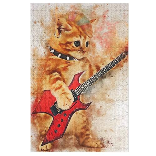Katze Puzzle 1000 Teile, Holzpuzzle Herausforderndes Geschicklichkeitsspiel Für Die Ganze Familie, Kinder Erwachsenenpuzzle Ab 12 Jahren 78×53cm Katze Puzzle 1000 Teile, Holzpuzzle Herausforderndes Geschicklichkeitsspiel Für Die Ganze Familie, Kinder Erwachsenenpuzzle Ab 12 Jahren 78×53cm von GGJJTT