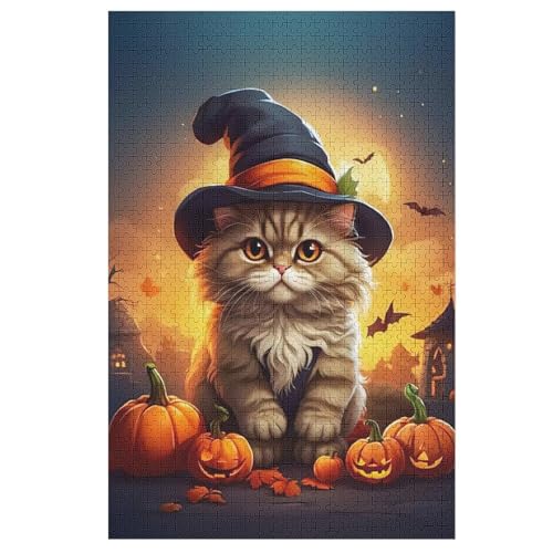 Katze Puzzles 1000 Teile Erwachsener Kniffel Spaß Für Die Ganze Familie, Holzpuzzle Kinder Erwachsene, Impossible Puzzle Schwer 78×53cm Katze Puzzles 1000 Teile Erwachsener Kniffel Spaß Für Die Ganze Familie, Holzpuzzle Kinder Erwachsene, Impossible Puzzle Schwer 78×53cm von GGJJTT