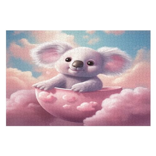 Koala Holzpuzzle 1000 Teile, Knobelspiele Für Erwachsene, Teenager, Puzzles Unmögliche - Kinder Puzzle Zimmer Deko 75×50cm Koala Holzpuzzle 1000 Teile, Knobelspiele Für Erwachsene, Teenager, Puzzles Unmögliche - Kinder Puzzle Zimmer Deko 75×50cm von GGJJTT