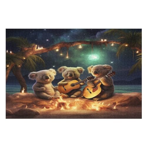 Koala Puzzle 1000 Teile, Holzpuzzle Herausforderndes Geschicklichkeitsspiel Für Die Ganze Familie, Kinder Erwachsenenpuzzle Ab 12 Jahren 75×50cm Koala Puzzle 1000 Teile, Holzpuzzle Herausforderndes Geschicklichkeitsspiel Für Die Ganze Familie, Kinder Erwachsenenpuzzle Ab 12 Jahren 75×50cm von GGJJTT