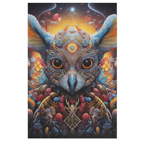Koala Puzzle Für Erwachsene 1000 Teile Premium 100% Recyceltes Brett Zum Lernen, Lernspielzeug, Familienspiele Kinder Holzpuzzle （78×53cm） von GGJJTT
