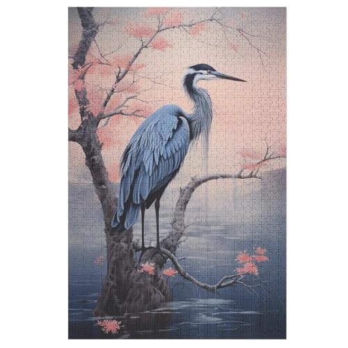 Kran Puzzle Für Erwachsene 1000 Teile Premium 100% Recyceltes Brett Zum Lernen, Lernspielzeug, Familienspiele Kinder Holzpuzzle （78×53cm） von GGJJTT