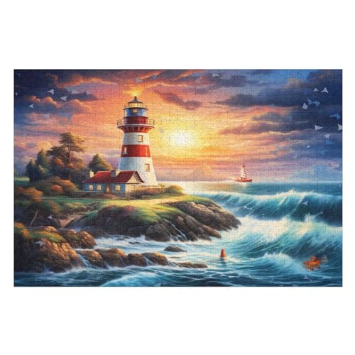 Leuchttürme an der Küste 1000 Teile Puzzles Für Erwachsene Holzpuzzle Familienpuzzlespiel Stressabbau-Puzzle Für Kinder Ab 12 Jahren 75×50cm Leuchttürme an der Küste 1000 Teile Puzzles Für Erwachsene Holzpuzzle Familienpuzzlespiel Stressabbau-Puzzle Für Kinder Ab 12 Jahren 75×50cm von GGJJTT