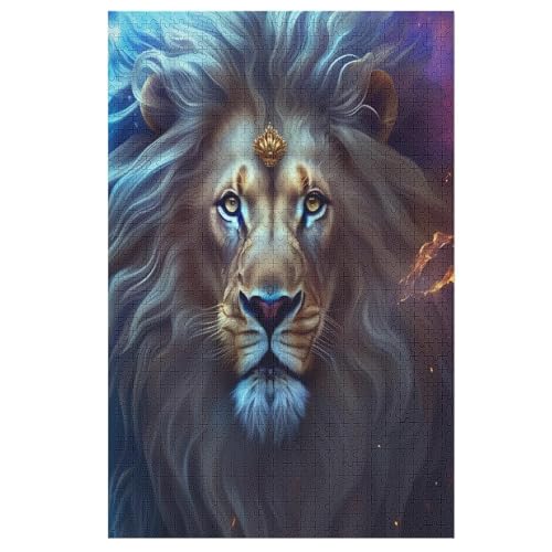 Löwe -Puzzle, 1000 Teile,Holzpuzzle Für Erwachsene Kinder, Lustiges Spielzeug, Denkspiel, Bildungsspiel, 78×53cm Löwe -Puzzle, 1000 Teile,Holzpuzzle Für Erwachsene Kinder, Lustiges Spielzeug, Denkspiel, Bildungsspiel, 78×53cm von GGJJTT