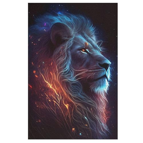 Löwe Puzzles 1000 Teile Erwachsener Kniffel Spaß Für Die Ganze Familie, Holzpuzzle Kinder Erwachsene, Impossible Puzzle Schwer 78×53cm Löwe Puzzles 1000 Teile Erwachsener Kniffel Spaß Für Die Ganze Familie, Holzpuzzle Kinder Erwachsene, Impossible Puzzle Schwer 78×53cm von GGJJTT