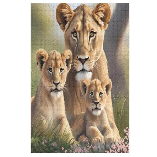 Löwe Puzzles 1000 Teile Erwachsener Kniffel Spaß Für Die Ganze Familie, Holzpuzzle Kinder Erwachsene, Impossible Puzzle Schwer 78×53cm Löwe Puzzles 1000 Teile Erwachsener Kniffel Spaß Für Die Ganze Familie, Holzpuzzle Kinder Erwachsene, Impossible Puzzle Schwer 78×53cm von GGJJTT