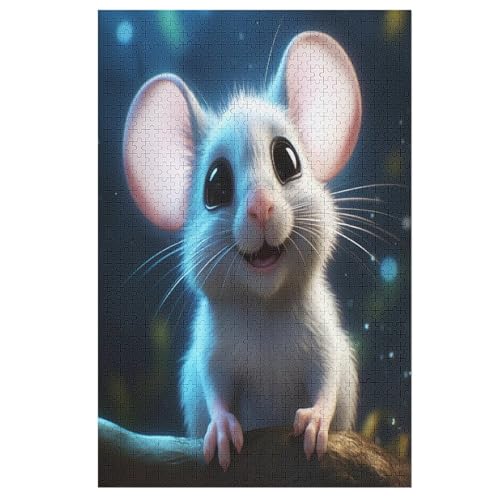 Maus Holzpuzzle 1000 Teile Klassische Puzzles Erwachsene Kinder Puzzle DIY Kit Holzspielzeug Einzigartiges Geschenk 78×53cm Maus Holzpuzzle 1000 Teile Klassische Puzzles Erwachsene Kinder Puzzle DIY Kit Holzspielzeug Einzigartiges Geschenk 78×53cm von GGJJTT