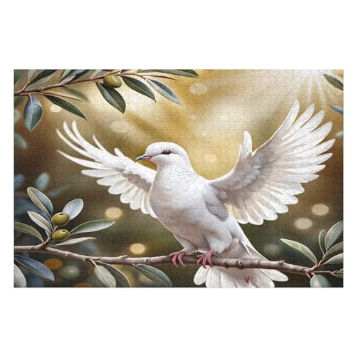 Möwe -Puzzle, 1000 Teile,Holzpuzzle Für Erwachsene Kinder, Lustiges Spielzeug, Denkspiel, Spielzeug, Bildungsspiel, Herausforderung, Pädagogisch, （75×50cm） von GGJJTT