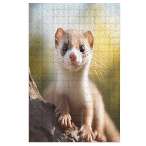 Nerz 1000 Teile Holzpuzzle,einzigartiges Puzzle, Geschenk Für Erwachsene,Familienspiel,Herausforderungsaktivität,78×53cm Nerz 1000 Teile Holzpuzzle,einzigartiges Puzzle, Geschenk Für Erwachsene,Familienspiel,Herausforderungsaktivität,78×53cm von GGJJTT