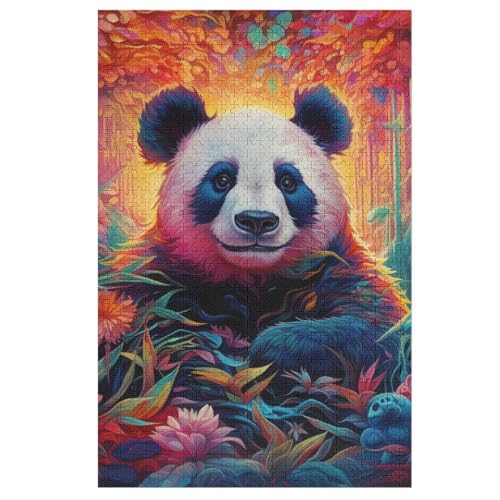 Panda 1000 Teile Puzzles Für Erwachsene, Impossible Puzzle, Geschicklichkeitsspiel Für Die Ganze Familie, Kinder Holzpuzzle 78×53cm Panda 1000 Teile Puzzles Für Erwachsene, Impossible Puzzle, Geschicklichkeitsspiel Für Die Ganze Familie, Kinder Holzpuzzle 78×53cm von GGJJTT