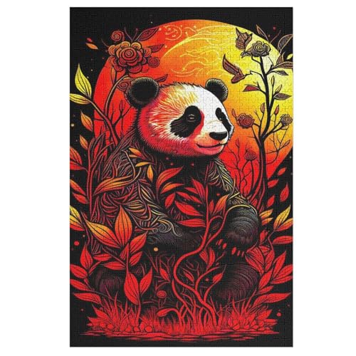 Panda Holzpuzzle Erwachsene - 1000 Teiliges Jigsaw Knobelspiel - Puzzle Für Erwachsene & Kinder - Outdoor & Reisespielzeug 78×53cm Panda Holzpuzzle Erwachsene - 1000 Teiliges Jigsaw Knobelspiel - Puzzle Für Erwachsene & Kinder - Outdoor & Reisespielzeug 78×53cm von GGJJTT