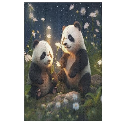 Panda -Puzzle, 1000 Teile,Holzpuzzle Für Erwachsene Kinder, Lustiges Spielzeug, Denkspiel, Bildungsspiel, 78×53cm Panda -Puzzle, 1000 Teile,Holzpuzzle Für Erwachsene Kinder, Lustiges Spielzeug, Denkspiel, Bildungsspiel, 78×53cm von GGJJTT
