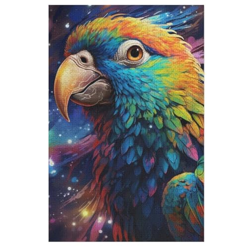 Papagei Holzpuzzle Für Erwachsene Teenager Stress Abbauen Familien-Puzzlespiel Poster 1000-teiliges Puzzle Kinder Lernspiel 78×53cm Papagei Holzpuzzle Für Erwachsene Teenager Stress Abbauen Familien-Puzzlespiel Poster 1000-teiliges Puzzle Kinder Lernspiel 78×53cm von GGJJTT