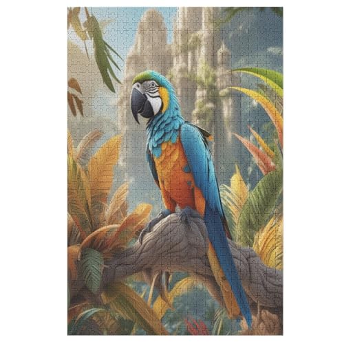 Papagei Holzpuzzle Für Erwachsene Teenager Stress Abbauen Familien-Puzzlespiel Poster 1000-teiliges Puzzle Kinder Lernspiel 78×53cm Papagei Holzpuzzle Für Erwachsene Teenager Stress Abbauen Familien-Puzzlespiel Poster 1000-teiliges Puzzle Kinder Lernspiel 78×53cm von GGJJTT