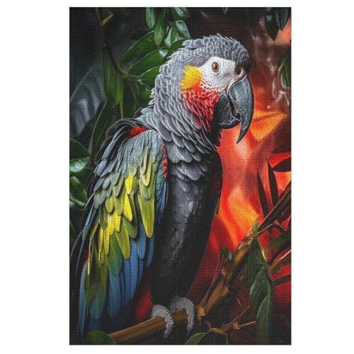 Papagei Puzzle Für Erwachsene 1000 Teile Premium Recyceltes Brett Zum Lernen, Lernspielzeug, Familienspiele Kinder Holzpuzzle 78×53cm Papagei Puzzle Für Erwachsene 1000 Teile Premium Recyceltes Brett Zum Lernen, Lernspielzeug, Familienspiele Kinder Holzpuzzle 78×53cm von GGJJTT