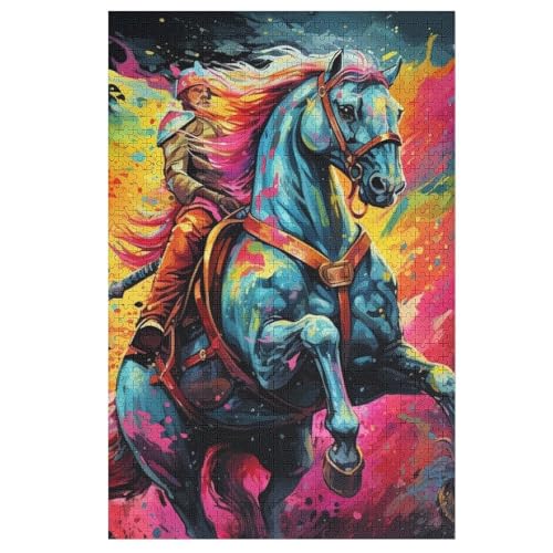 Horse Puzzle 1000 Teile, Holzpuzzle Für Erwachsene Kinder, Impossible Puzzles, Geschicklichkeitsspiel Für Die Ganze Familie 78×53cm Horse Puzzle 1000 Teile, Holzpuzzle Für Erwachsene Kinder, Impossible Puzzles, Geschicklichkeitsspiel Für Die Ganze Familie 78×53cm von GGJJTT