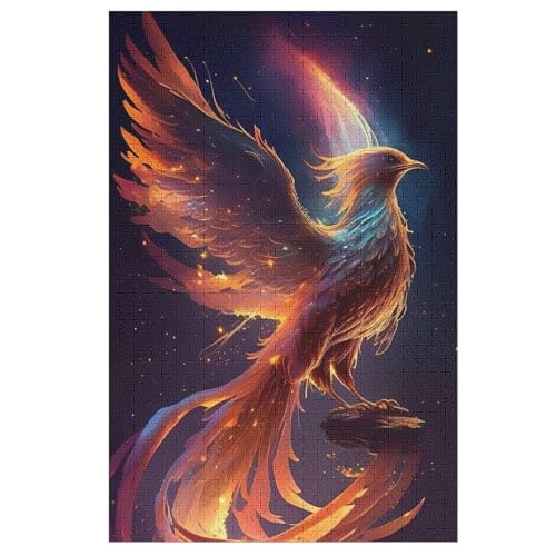 Phönix-Puzzlespiel Aus Holz, 1000 Puzzleteile, Kreatives Puzzle Für Teenager Und Erwachsene, Kreatives Spielzeug, Puzzles, 78×53cm Phönix-Puzzlespiel Aus Holz, 1000 Puzzleteile, Kreatives Puzzle Für Teenager Und Erwachsene, Kreatives Spielzeug, Puzzles, 78×53cm von GGJJTT