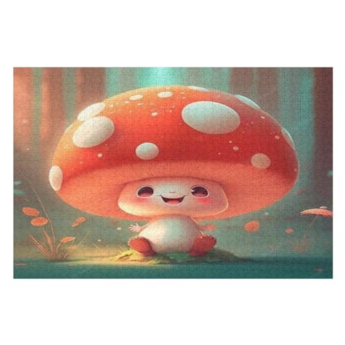 Pilz Holzpuzzle 1000 Teile Klassische Puzzles Erwachsene Kinder Puzzle DIY Kit Holzspielzeug Einzigartiges Geschenk 75×50cm Pilz Holzpuzzle 1000 Teile Klassische Puzzles Erwachsene Kinder Puzzle DIY Kit Holzspielzeug Einzigartiges Geschenk 75×50cm von GGJJTT