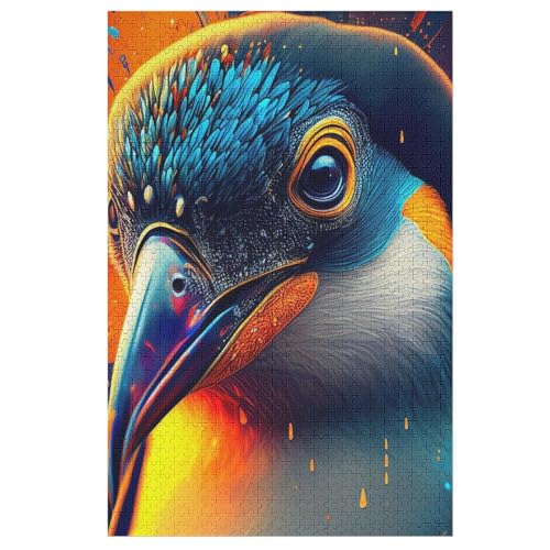 Pinguin 1000 Teile Premium-Puzzles Für Erwachsene Kinder- Holzpuzzles Spaß Und Lernspiele - Perfekte Puzzle-Geschenke 78×53cm Pinguin 1000 Teile Premium-Puzzles Für Erwachsene Kinder- Holzpuzzles Spaß Und Lernspiele - Perfekte Puzzle-Geschenke 78×53cm von GGJJTT