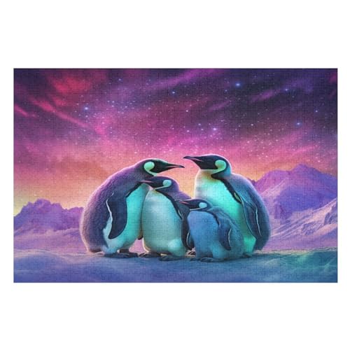 Pinguin -Puzzle, 1000 Teile,Holzpuzzle Für Erwachsene Kinder, Lustiges Spielzeug, Denkspiel, Bildungsspiel, 75×50cm Pinguin -Puzzle, 1000 Teile,Holzpuzzle Für Erwachsene Kinder, Lustiges Spielzeug, Denkspiel, Bildungsspiel, 75×50cm von GGJJTT
